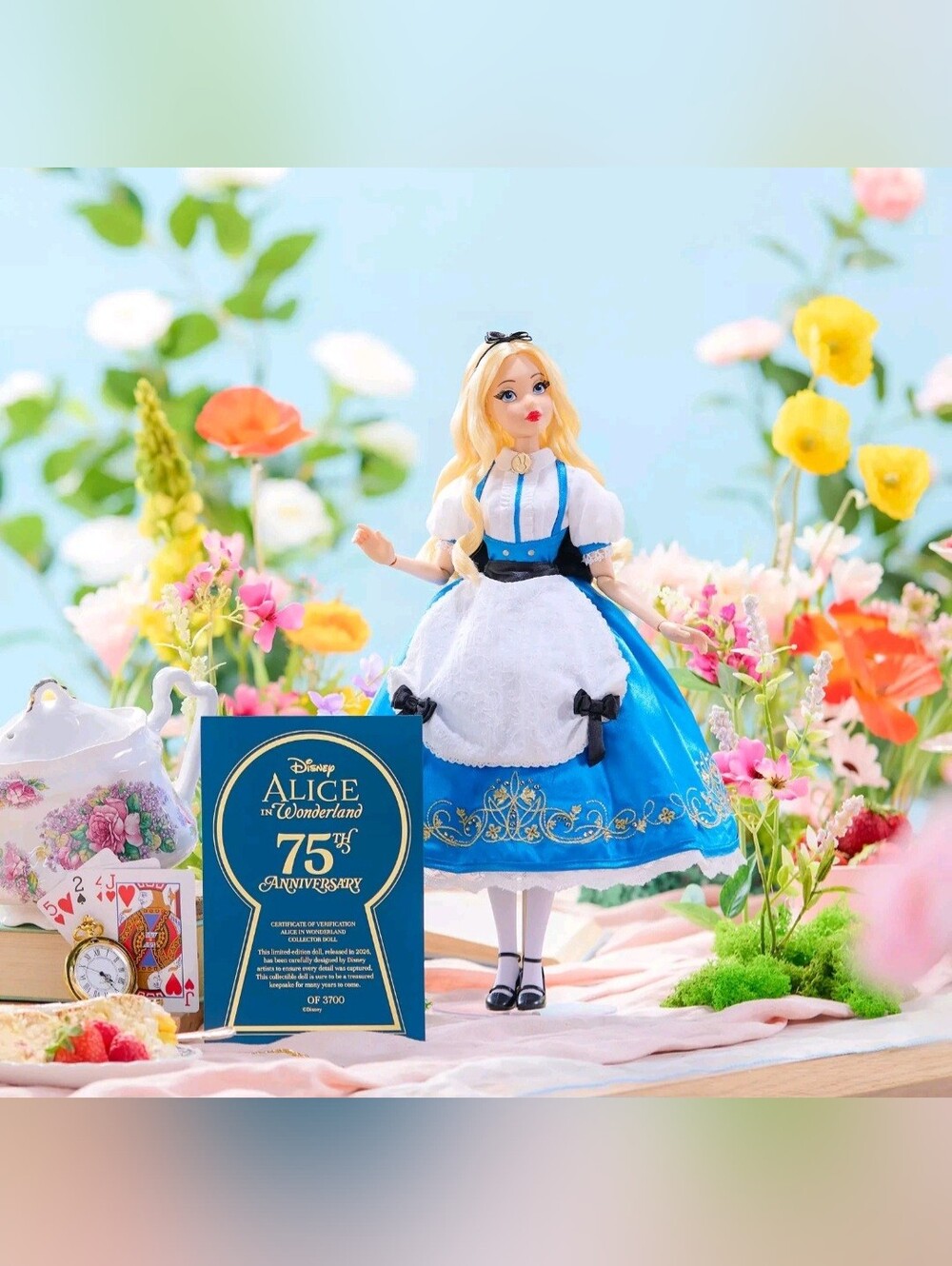 2026 Disney Alice in Wonderland 75th Anniversary Alice 16.5” LE Doll